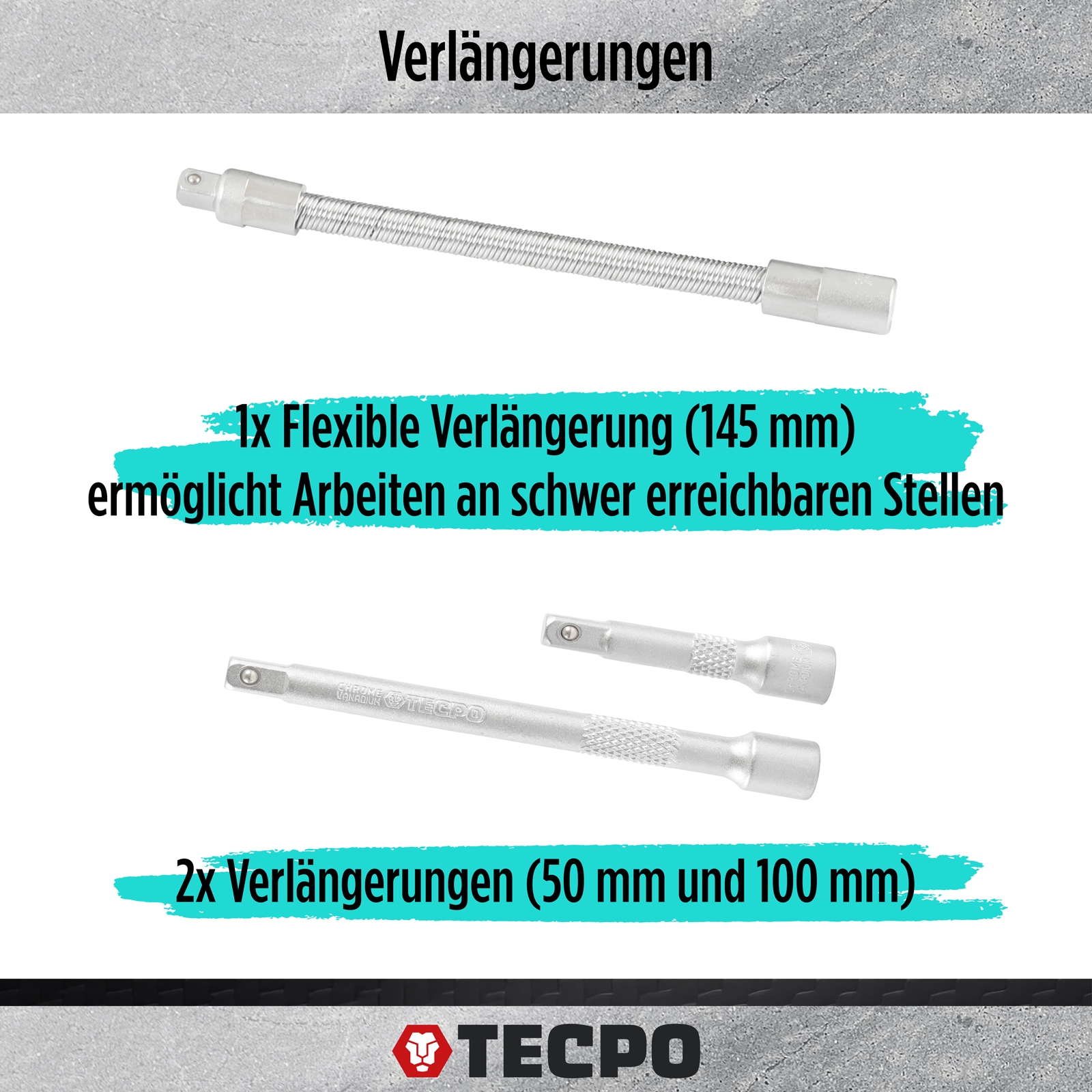 Steckschlüssel-Verlängerungen Für 1/4 Zoll Ratsche – 34-teiliges Set Für Enge & Schwer Erreichbare Stellen