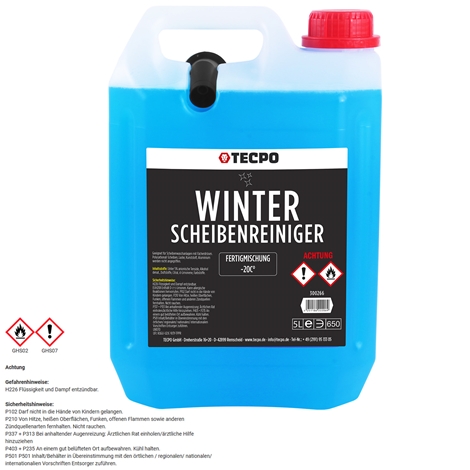 Alpine Scheibenfrostschutz 5 Liter Scheibenreiniger-Konzentrat Winter -60°C