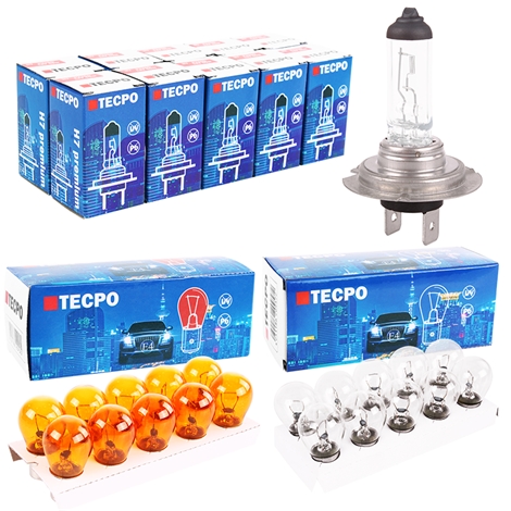 TECPO 10x C5W Soffitte Autolampe Glühbirne 12V 5W 38 mm