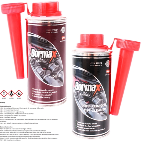 BORMAX Diesel Zusatz Nano Bor 250 ml + DPF Reiniger Additiv Nano Bor, 250  ml