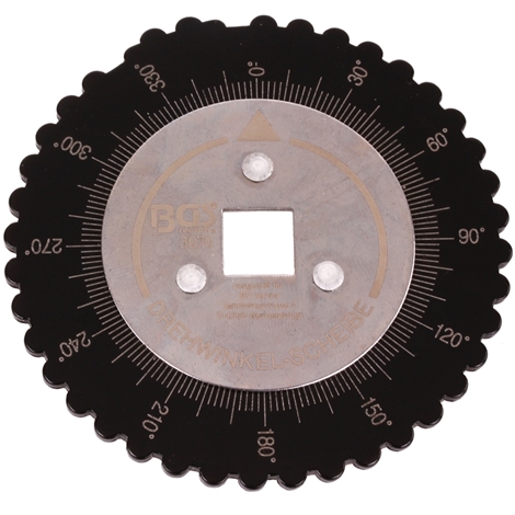 BGS technic Drehwinkel-Messgerät mit Cliparm Antrieb Innenvierkant 12,5 mm  (1/2)