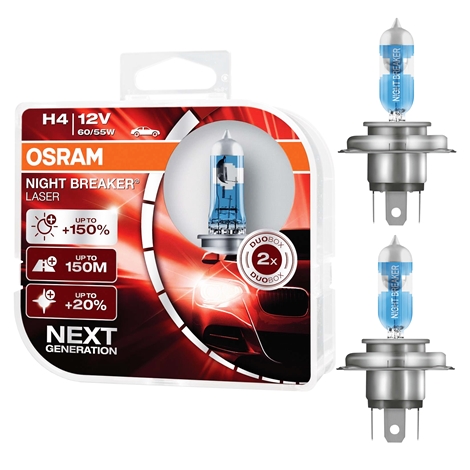 ✓ Osram H1 Night Breaker Laser Nouvelle Génération +150%