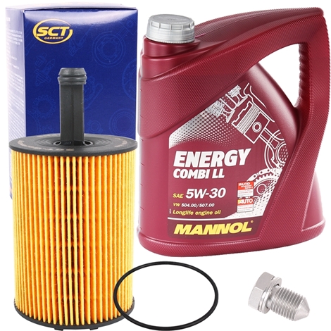 ECD Germany 5L 5W30 Mannol Energy Combi LL Motoröl mit Ölfilter  Motorölfilter Anschraubfilter : : Auto & Motorrad