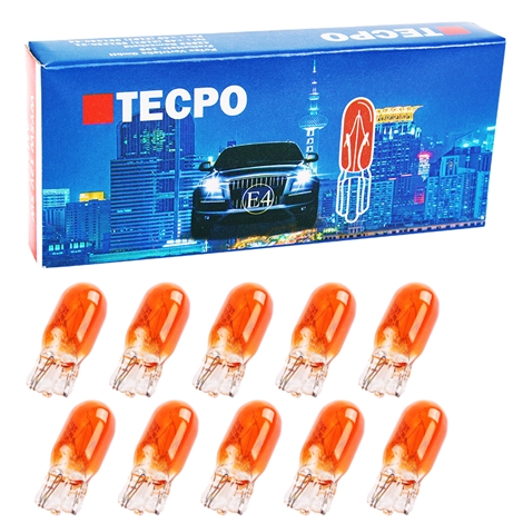 TECPO 50x Glassockel Glühbirnen W5W Standlicht Kennzeichenlich