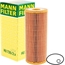 MANN-FILTER Ölfilter + CASTROL 5W-30 EDGE TITANIUM, 5L