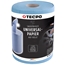 12x TECPO Bremsenreiniger Universal Reiniger, 500 ml + Putzrolle blau 2-lagig, 23x30 cm, MINI-300