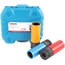 TECPO Druckluft Magnethalter für Hebebühne + Schoneinsätze 17-19-21 mm