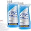 2x MANNOL Antifreeze AG11 (- 40°C) Blau, 1L