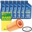Mann-Filter Ölfilter + 7 Liter ARAL Super Tronic Longlife III Motoröl 5W-30