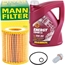 MANN-FILTER  Ölfilter + MANNOL Energy Combi LL 5W-30, 5 Liter