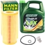 MANN-FILTER  Ölfilter + FANFARO 5W-30 LSX Longlife III, 5 Liter