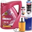 SCT Ölfilter + Liqui Moly Oil Additiv & Spülung + Mannol 5W-30 ENERGY 5 Liter