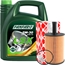 FEBI BILSTEIN Ölfilter + Schraube+ FANFARO LSX 5W-30, 5 Liter
