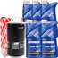 FEBI BILSTEIN Ölfilter + Schraube + MANNOL Defender 10W-40, 5x1 Liter