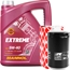 FEBI BILSTEIN Ölfilter + MANNOL Extreme 5W-40, 5 Liter