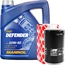 FEBI BILSTEIN Ölfilter + MANNOL Defender 10W-40, 1x5 Liter
