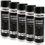 5x 500 ml TECPO Autolack schwarz matt