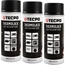 3x TECPO Thermolack Auspufflack Ofenlack 800°C schwarz 400 ml