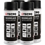 4x TECPO Thermolack Auspufflack Ofenlack 800°C schwarz 400 ml