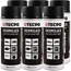 6x TECPO Thermolack Auspufflack Ofenlack 800°C schwarz 400 ml