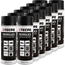 12x TECPO Thermolack Auspufflack Ofenlack 800°C schwarz 400 ml