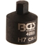 BGS Bremssattel-Einsatz | Innensechskant | extra kurz | 7 mm