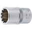 BGS Steckschlüssel-Einsatz Gear Lock | Antrieb Innenvierkant 12,5 mm (1/2") | SW 16 mm