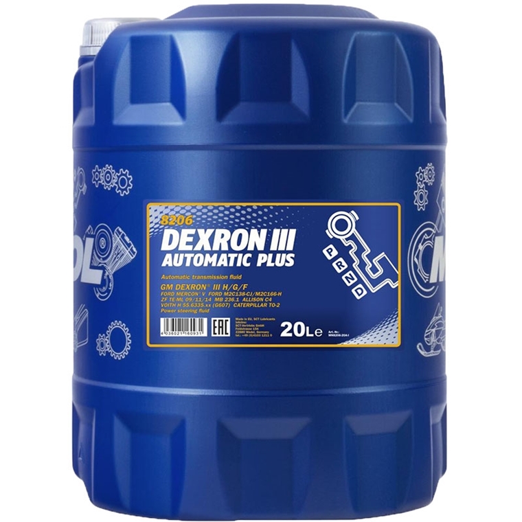 Масло mannol dexron 3