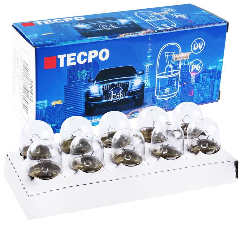 TECPO Glühbirne R5W Autolampe, 12V 5W, BA15S, 10 Stück Autoteile