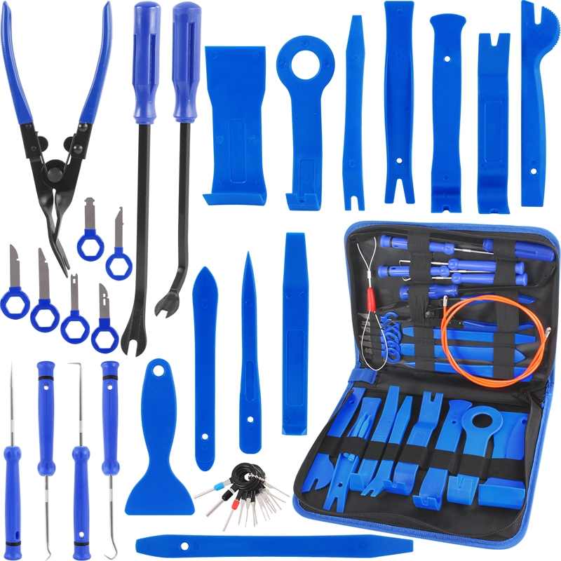 BATHRINS®35 Stück Werkzeuge Demontage Installation Autoradio  Innenverkleidung Werkzeuge für Türverkleidung
