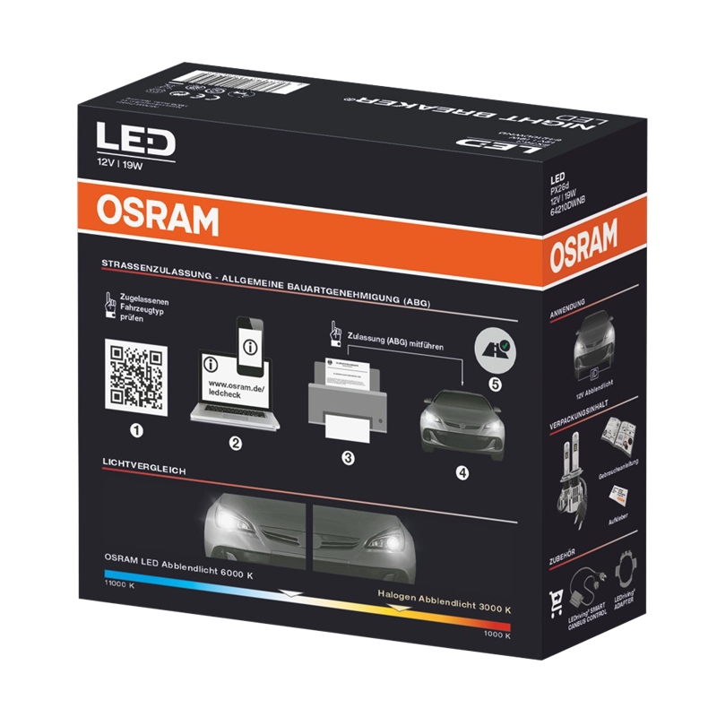 Osram Night Breaker H7 LED Gen 2 & Canbus LEDSC01 in Essen - Essen-Kettwig, Ersatz- & Reparaturteile
