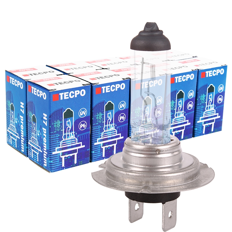 TECPO Autolampen Set H7, Blinkerbirnen, Bremslicht, Glassockel, 40-teilig