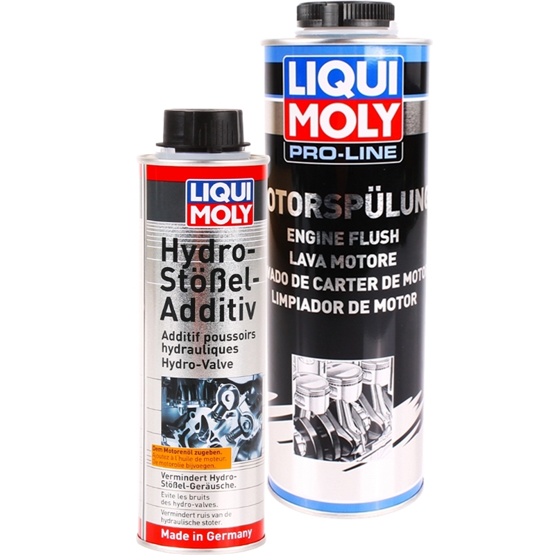 LIQUI MOLY 2425 Pro-Line Motorspuelung 1L + Hydro-Stößel-Additiv