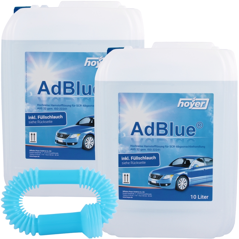 AdBlue® 2x 10 Liter Harnstofflösung für Dieselmotoren mit