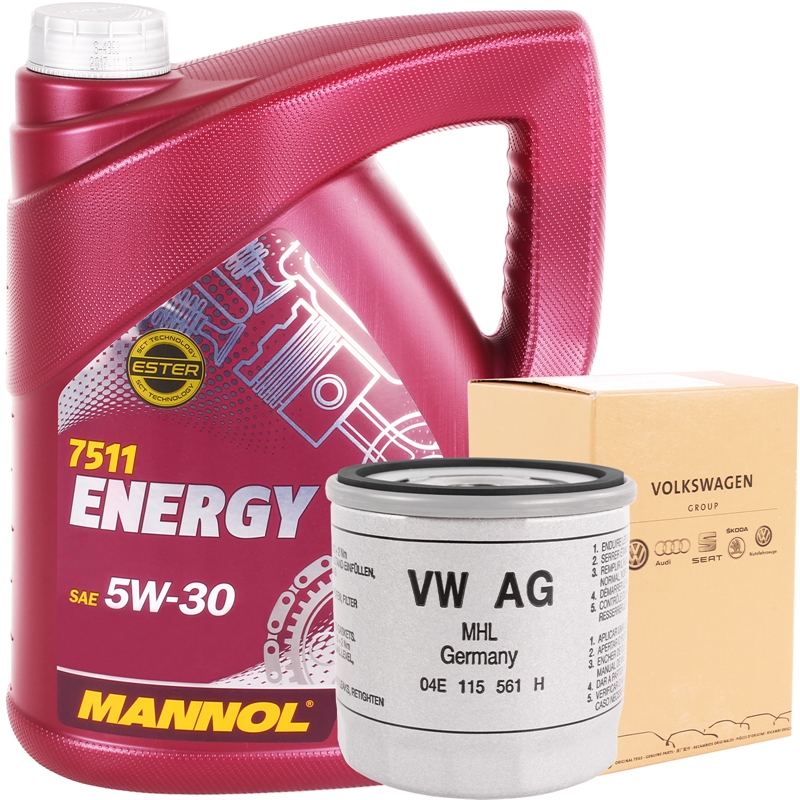 OE VAG Ölfilter + MANNOL Energy 5W-30, 5 Liter
