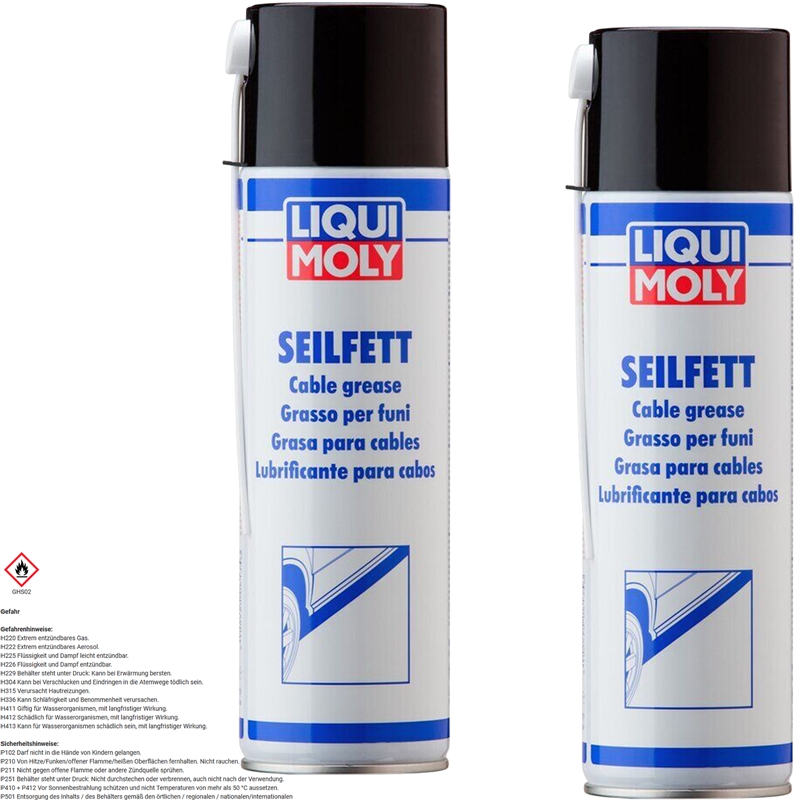 2x LIQUI MOLY Seilfett Spray, 500mL