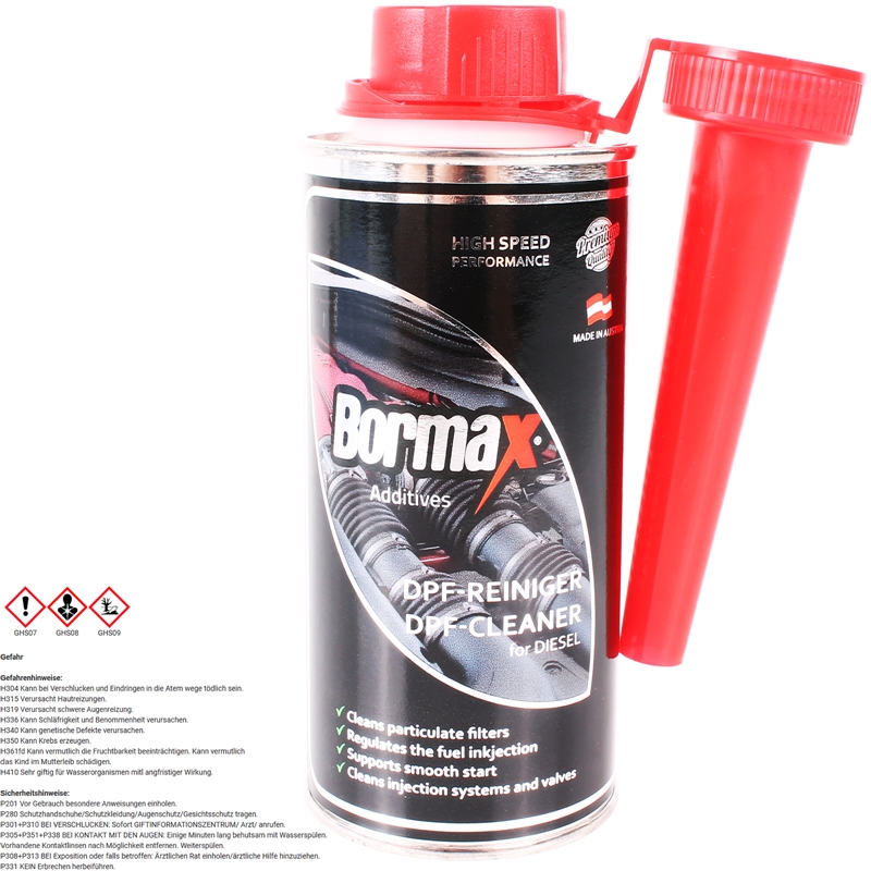 BORMAX DPF Reiniger Additiv Nano Bor, 250 ml