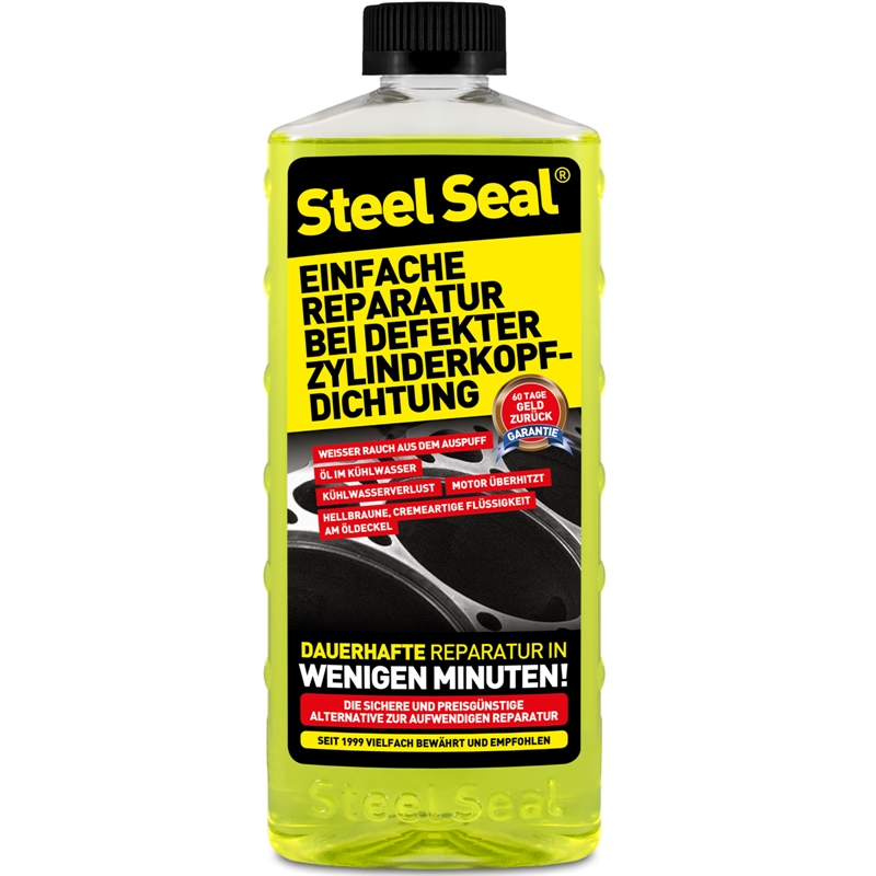 STEEL SEAL® Zylinderkopf Dichtmittel, 473mL + LIQUI MOLY Kühler Reiniger,  300mL