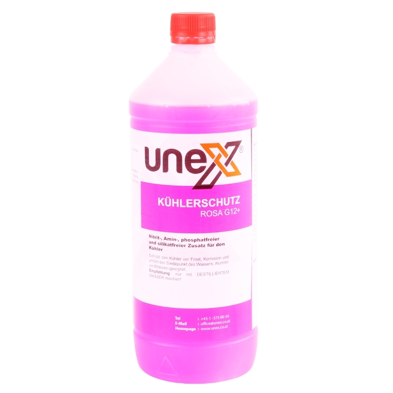 UNEX Kühlerfrostschutz G12+ -40°C (Konzentrat), 12x1 Liter